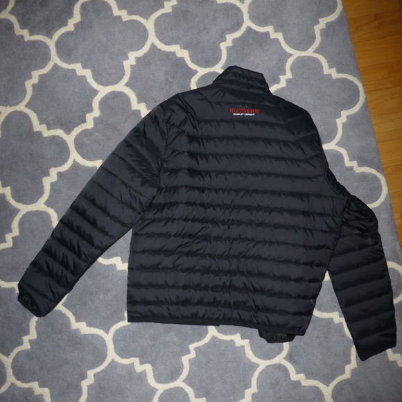 Rutgers Scarlet Knights Mens Puffer Jacket Black Size L - Picture 5 of 7